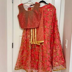 Pink Lehenga Set
